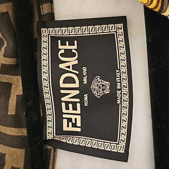 Fendace(Fendi/Versace collab) Monogrammed Full-zip Hoodie Sweatshirt Size M - Picture 7 of 12